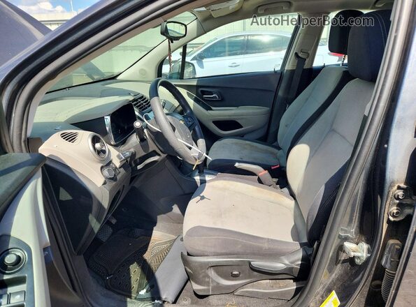 3GNCJKSB8GL247730 2016 CHEVROLET TRAX Gray Front interior view