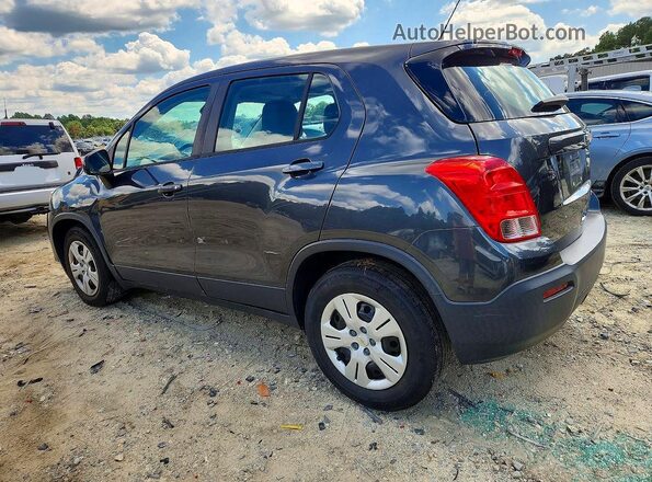 3GNCJKSB9GL250443 2016 CHEVROLET TRAX Black Հետևի ձախ