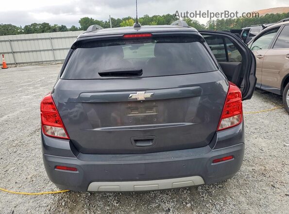 3GNCJLSB1GL212274 2016 CHEVROLET TRAX Gray უკანა ხედი