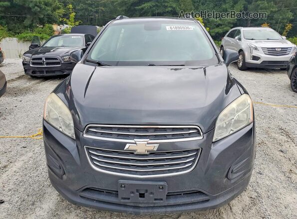 3GNCJLSB1GL212274 2016 CHEVROLET TRAX Gray წინა ხედი