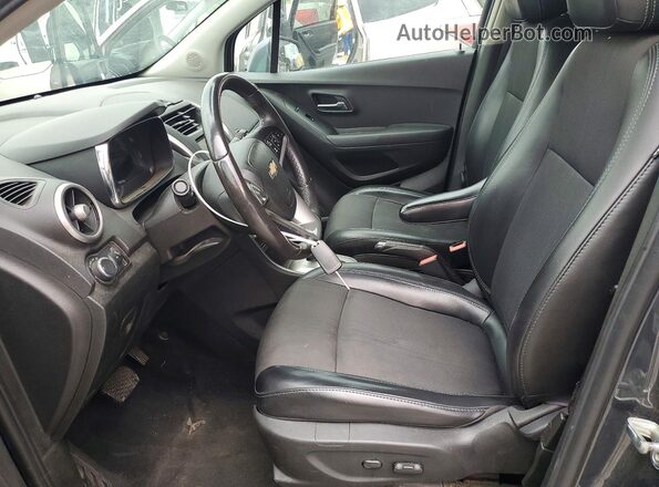 3GNCJLSB1GL212274 2016 CHEVROLET TRAX Gray წინა სალონის ხედი