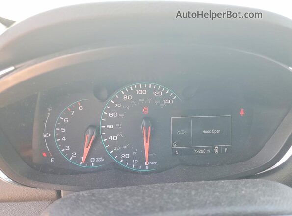 3GNCJLSB1JL228689 2018 CHEVROLET TRAX Белый Вид щитка приборов