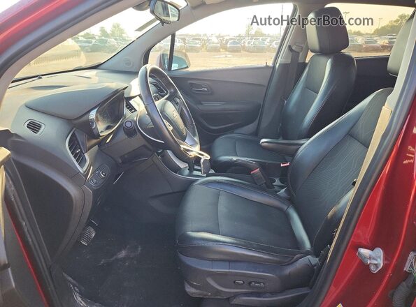 3GNCJLSB2JL185125 2018 CHEVROLET TRAX Red Вид салону спереду