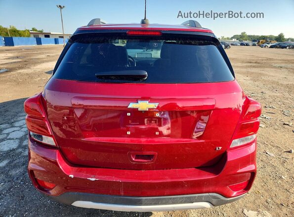 3GNCJLSB2JL185125 2018 CHEVROLET TRAX Red Вид ззаду