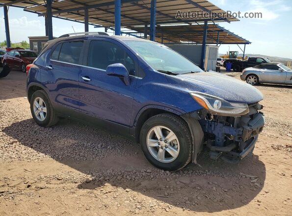 3GNCJLSB3HL215744 2017 CHEVROLET TRAX Синий Передняя правая четверть