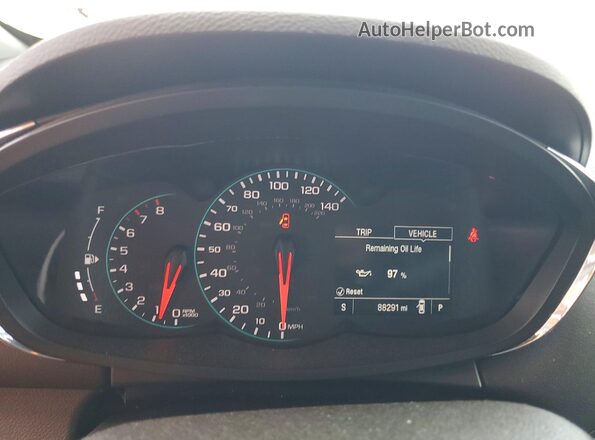 3GNCJLSB3HL215744 2017 CHEVROLET TRAX Синий Вид щитка приборов