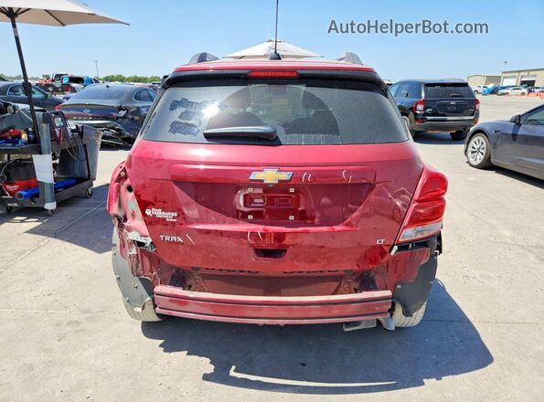 3GNCJLSB5JL337236 2018 CHEVROLET TRAX Red უკანა ხედი
