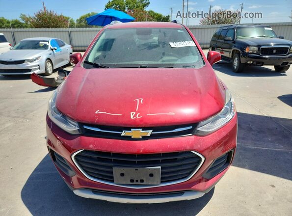 3GNCJLSB5JL337236 2018 CHEVROLET TRAX Red წინა ხედი