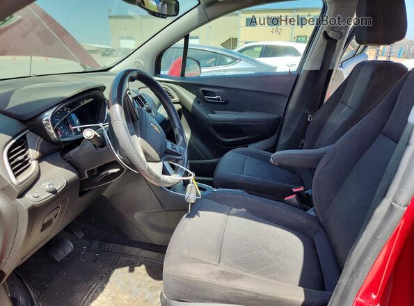 3GNCJLSB5JL337236 2018 CHEVROLET TRAX Red წინა სალონის ხედი