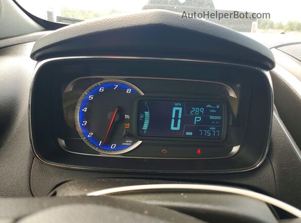 3GNCJLSB9GL144032 2016 CHEVROLET TRAX White Vista del cuadro de instrumentos