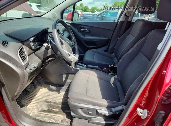 3GNCJPSB0JL234023 2018 CHEVROLET TRAX Red Вид салону спереду