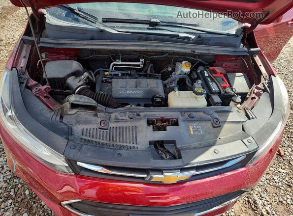 3GNCJPSB0JL234023 2018 CHEVROLET TRAX Red Вид задньої частини салону