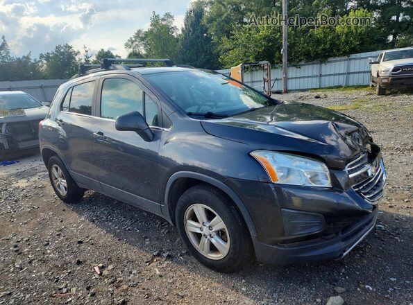 3GNCJPSB4GL258740 2016 CHEVROLET TRAX Gray Delantero derecho