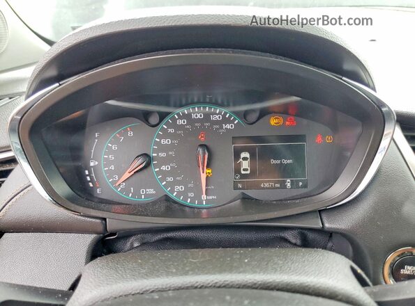 3GNCJPSB8JL264757 2018 CHEVROLET TRAX Черный Вид щитка приборов