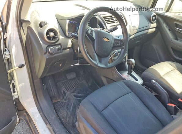 3GNCJPSBXGL137873 2016 CHEVROLET TRAX White Առջևի վահանակի տեսք
