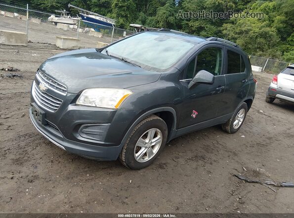 3GNCJPSBXGL163714 2016 CHEVROLET TRAX Blue Передня ліва чверть