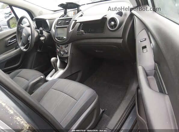 3GNCJPSBXGL163714 2016 CHEVROLET TRAX Blue Вид салону спереду