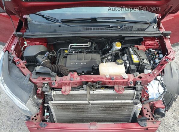 3GNCJPSBXLL230936 2020 CHEVROLET TRAX Красный Вид подкапотного пространства