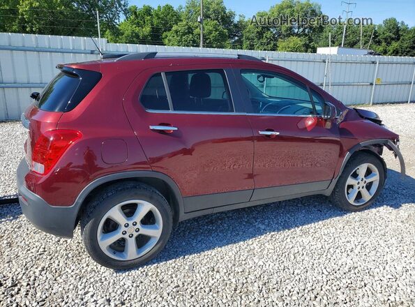 3GNCJRSB8GL122915 2016 CHEVROLET TRAX Maroon Задня права чверть