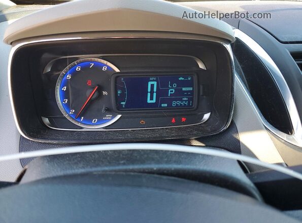 3GNCJRSB8GL122915 2016 CHEVROLET TRAX Maroon Вид щитка приладів