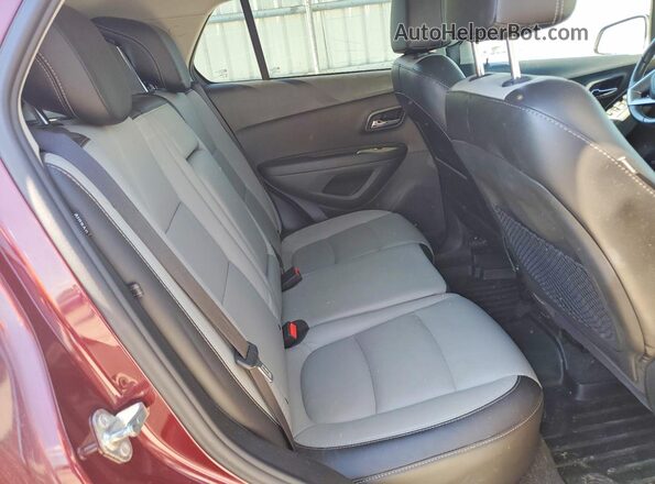 3GNCJRSB8GL122915 2016 CHEVROLET TRAX Maroon Вид задньої частини салону