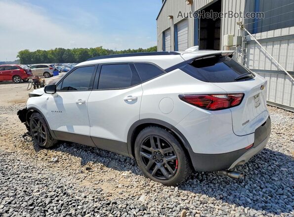 3GNKBCRS0MS547509 2021 CHEVROLET BLAZER White Trasero izquierdo