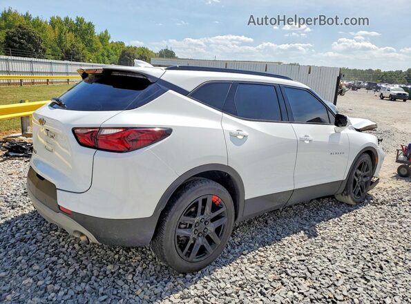 3GNKBCRS0MS547509 2021 CHEVROLET BLAZER White Trasero derecho