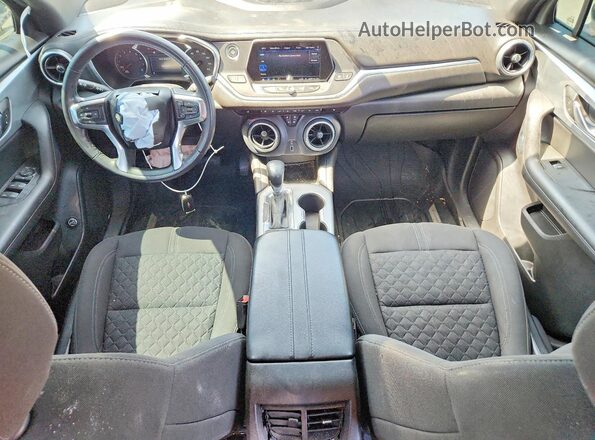 3GNKBCRS1LS587242 2020 CHEVROLET BLAZER Black Dashboard view