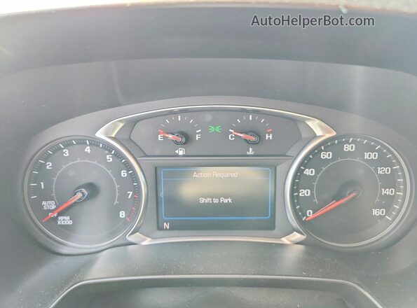 3GNKBCRS1LS587242 2020 CHEVROLET BLAZER Black Instrument cluster view