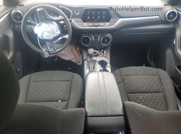 3GNKBCRS1MS524949 2021 CHEVROLET BLAZER Gray Widok deski rozdzielczej