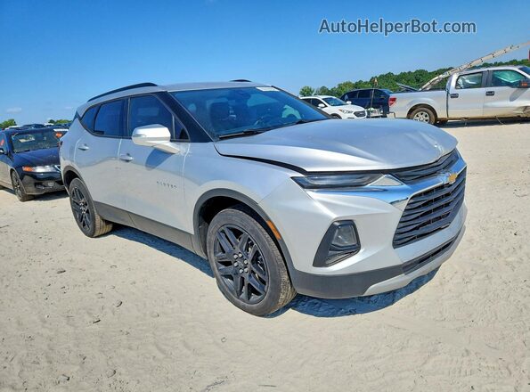 3GNKBDR46NS156714 2022 CHEVROLET BLAZER Серебряный Передняя правая четверть