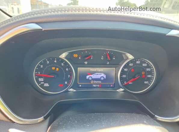 3GNKBDR46NS156714 2022 CHEVROLET BLAZER Серебряный Вид щитка приборов