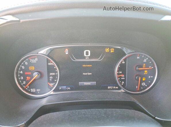 3GNKBERS0LS717314 2020 CHEVROLET BLAZER White Սարքավորումների վահանակի տեսք