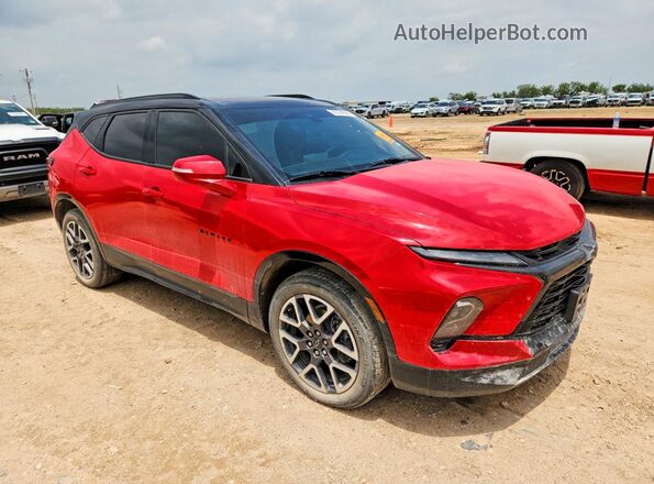 3GNKBERS8RS189420 2024 CHEVROLET BLAZER Red Delantero derecho