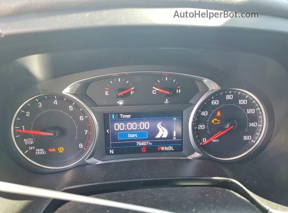 3GNKBHR40NS130472 2022 CHEVROLET BLAZER Белый Вид щитка приборов
