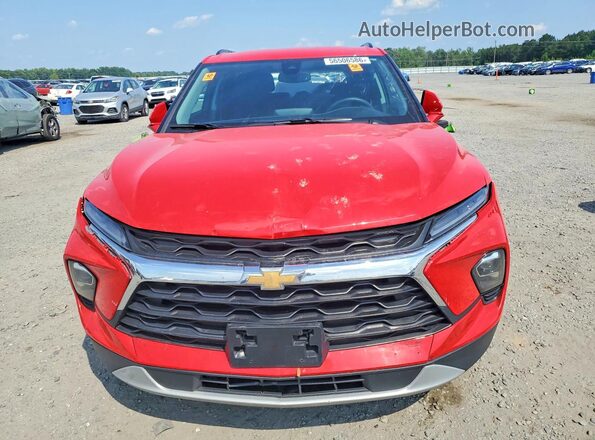3GNKBHR40PS222068 2023 CHEVROLET BLAZER Red Widok z przodu