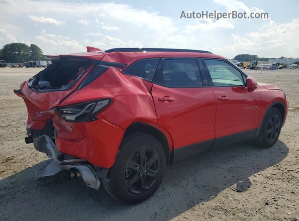 3GNKBHR40PS222068 2023 CHEVROLET BLAZER Red Tył prawy