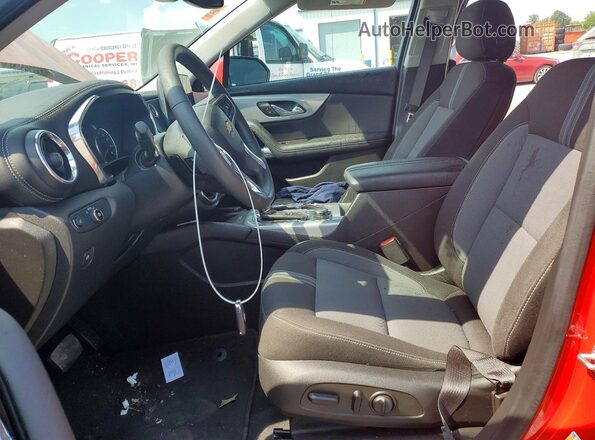 3GNKBHR40PS222068 2023 CHEVROLET BLAZER Red Widok wnętrza z przodu