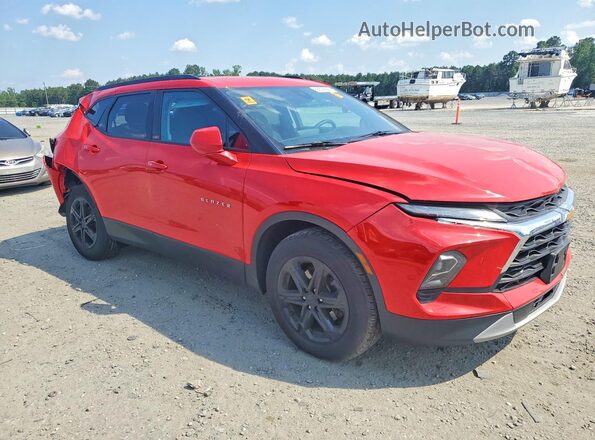 3GNKBHR40PS222068 2023 CHEVROLET BLAZER Red Przód prawy