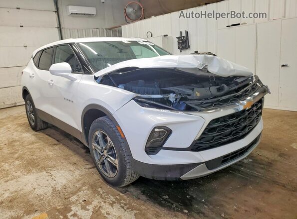 3GNKBHR41SS233511 2025 CHEVROLET BLAZER Белый Передняя правая четверть