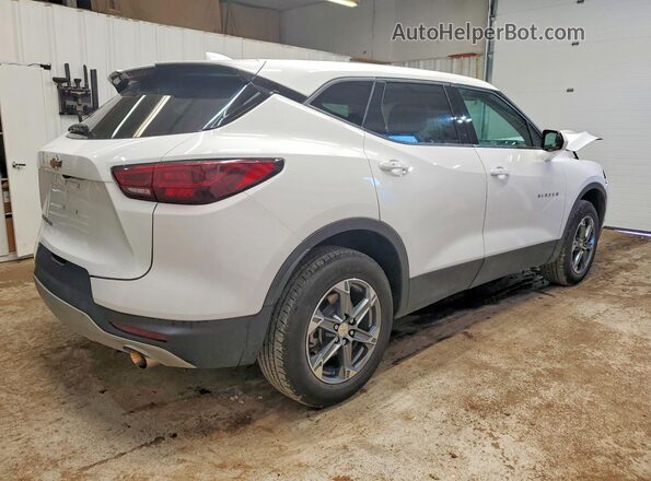 3GNKBHR41SS233511 2025 CHEVROLET BLAZER Белый Задняя правая четверть