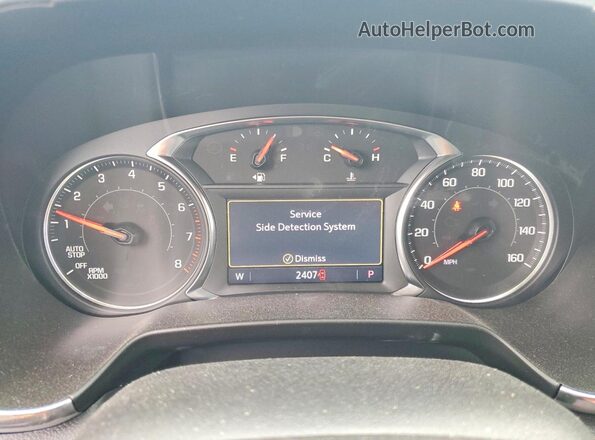 3GNKBHR42SS271085 2025 CHEVROLET BLAZER Gray Instrument cluster view
