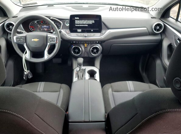 3GNKBHR42SS271085 2025 CHEVROLET BLAZER Gray Dashboard view
