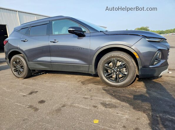 3GNKBHR49NS112200 2022 CHEVROLET BLAZER Gray Przód prawy