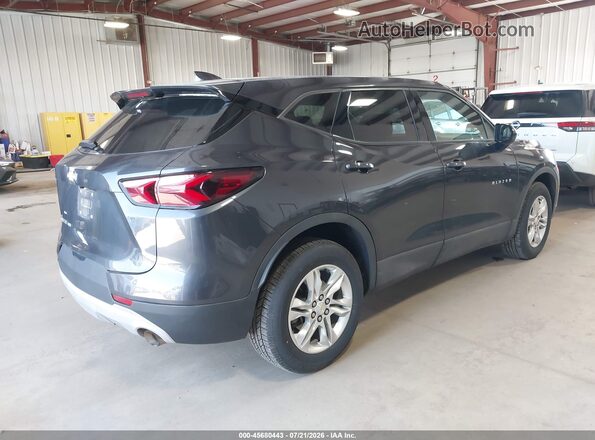 3GNKBHR4XMS553638 2021 CHEVROLET BLAZER Gray Trasero derecho