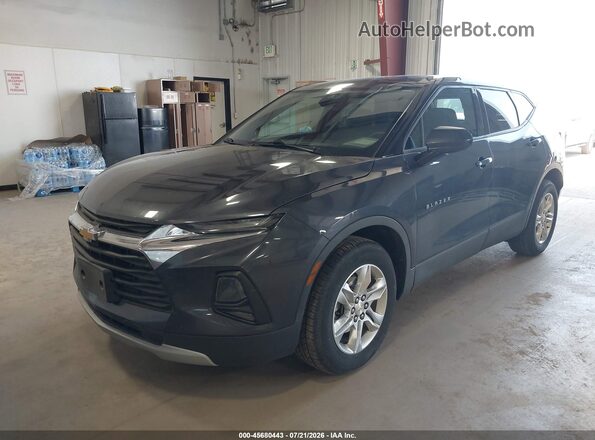 3GNKBHR4XMS553638 2021 CHEVROLET BLAZER Gray Vista tres cuartos delantera izquierda