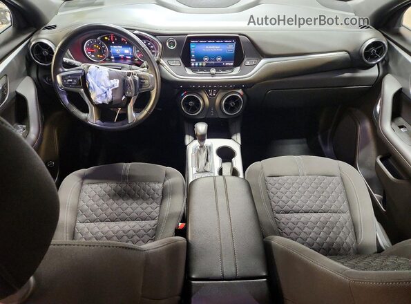 3GNKBHRS0LS589660 2020 CHEVROLET BLAZER White Առջևի վահանակի տեսք