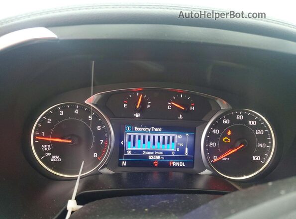 3GNKBHRS7LS570605 2020 CHEVROLET BLAZER Gray Vista del cuadro de instrumentos