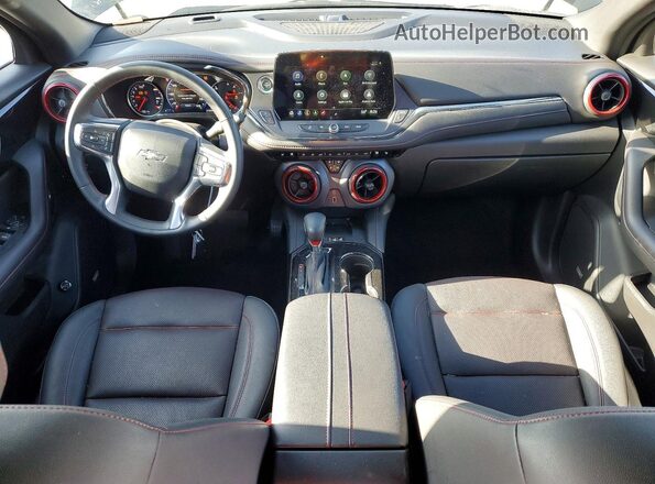 3GNKBKRS3SS215510 2025 CHEVROLET BLAZER Серый Вид панели приборов