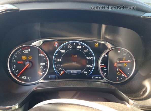 3GNKBKRS3SS215510 2025 CHEVROLET BLAZER Серый Вид щитка приборов